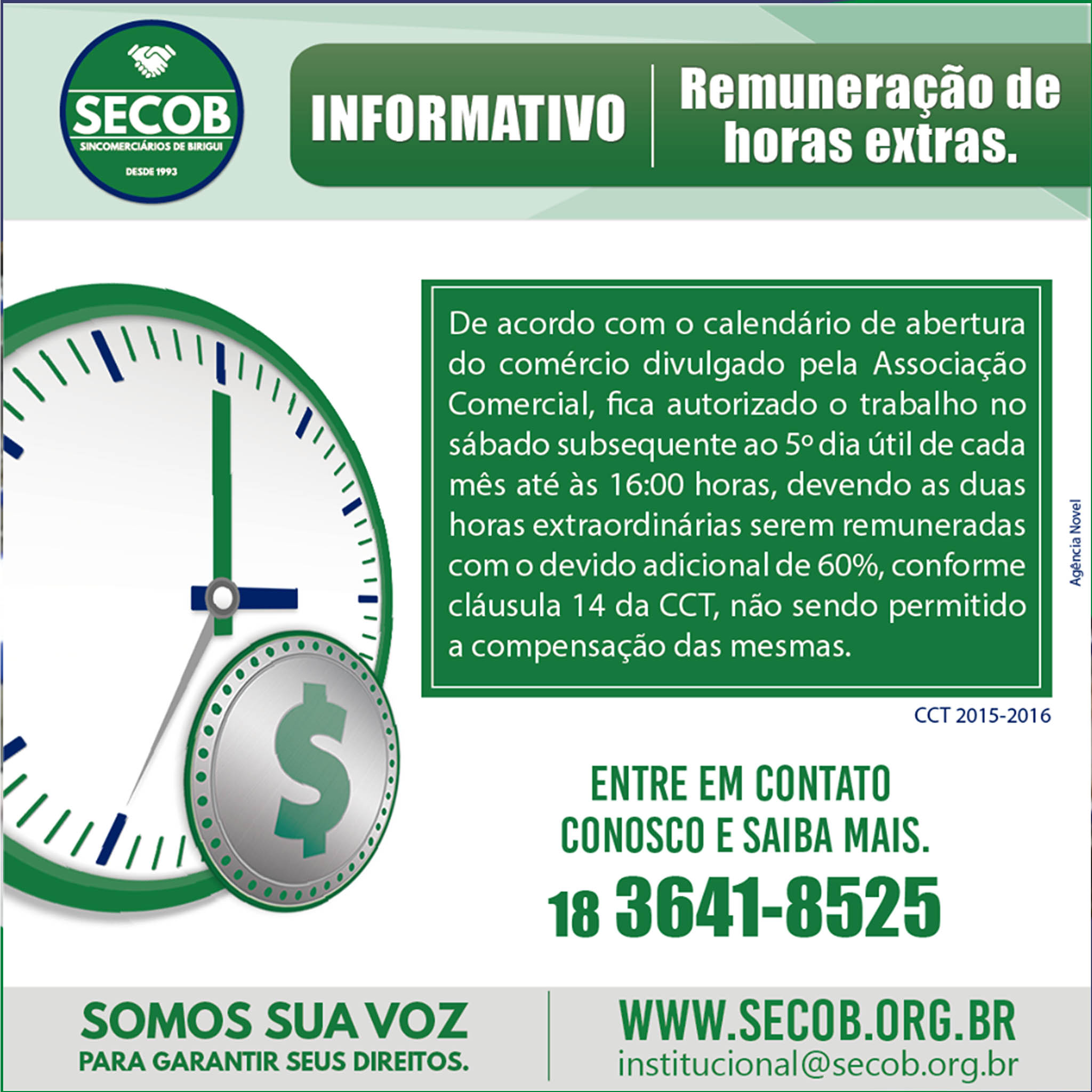 Remuneração de horas extra